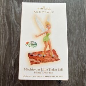 Hallmark Keepsake Disney Peter Pan Mischievous Little Tinker Bell Ornament 2009